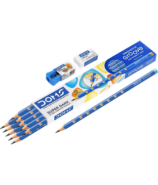 Doms Groove Pencil 10 Pcs ( Pack Of 5 Packet )
