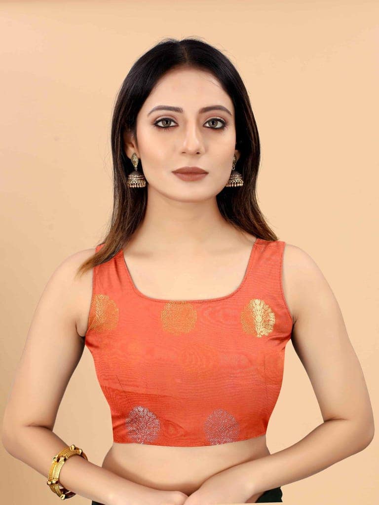 Women's Pure Cotton Woven Saree With Unstiched Blouse Piece view 5
