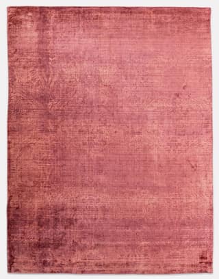 Neu Looms Rosewood Reverie Area Rug Elegant Warm Rosewood Hue with Textured Patterns, Made of Viscose
