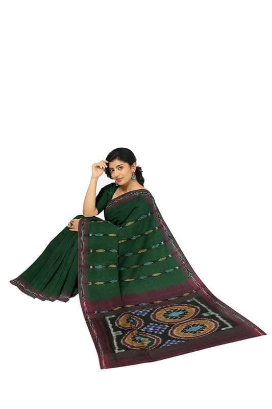 APCO Handloom (A Andhra Pradesh Govt Emporium)- Women's Traditional Pure Handloom Dulla Cotton Saree | DCS0013 view 4