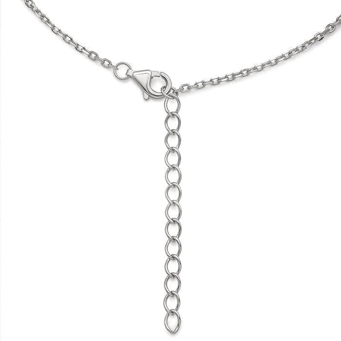 Silver Radiant Pair of Anklets (Black) view 6