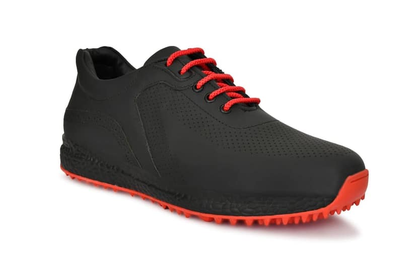 HITCARO Men Proffessional Leather Golf Shoes | Lace-Up | Phylon Sole |Waterproof | Comfortable | Breathable | Sports Shoes