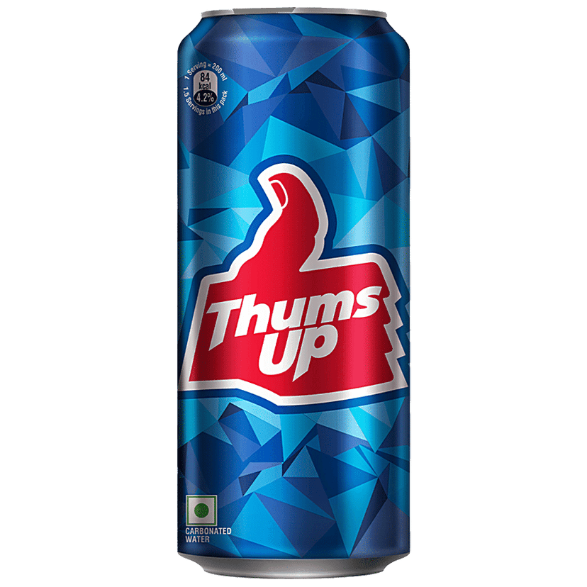 Thums Up Soft Drink, 300 ml Can