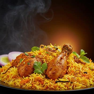 Chicken Kabab Biryani