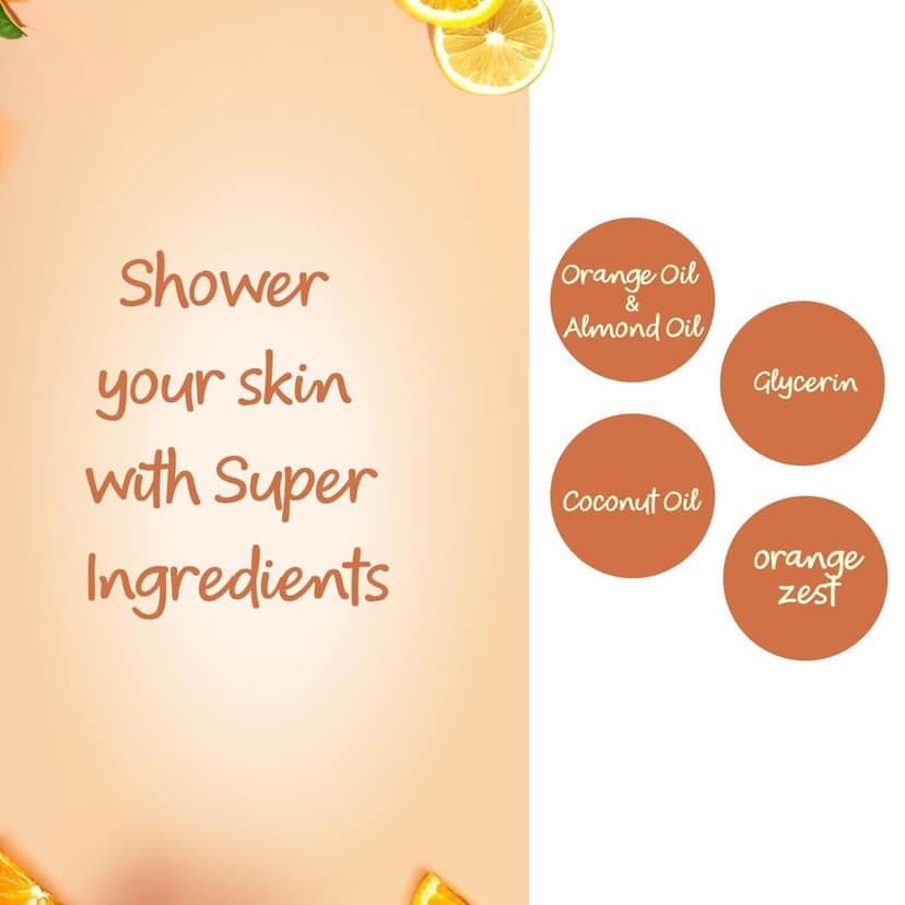 Skinella Orange Zest Soap - Herbal Bathing Bar for Fresh Skin - Natural Soap Infused with Essential Oils - Gentle Exfoliation for All Skin Types - Pack of 3 (100gm*3) (300gm) view 4