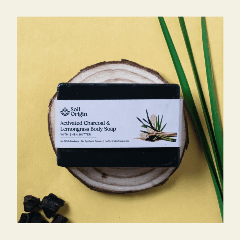 Handmade Body Soap Combo - Green French Clay, Charcoal Lemongrass, Coffee Cinnamon (pack of 2) view 6