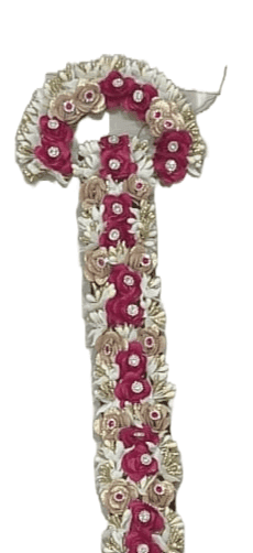 Indian Traditional Velvet Kamar band with Golden Stones for Women-1 view 3