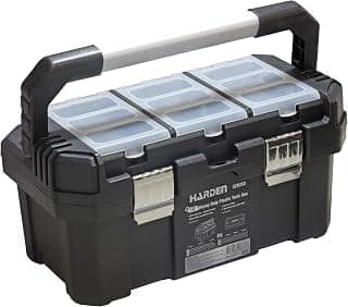 Harden 17" Heavy Duty Tool Box Aluminium Handle 20kg Capacity – 520353