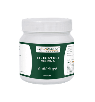 Riddhish Herbals D Nirogi Churna (200 gm Each) - combo pack (3)