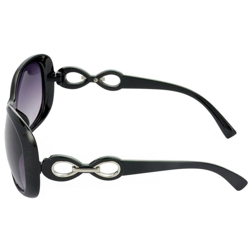 HRINKAR Queen Bee Over-sized Grey Lens & Black Frame Sunglasses for Women - HRS71 view 3