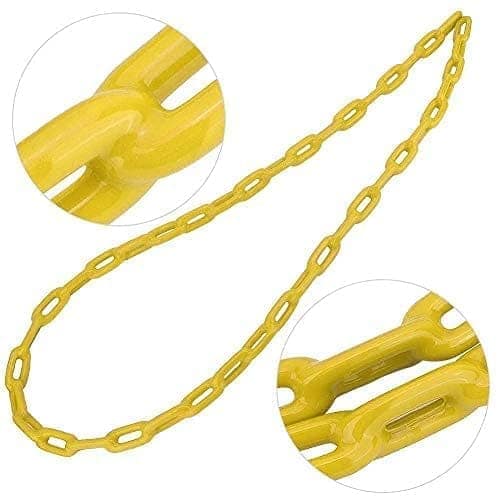 REZNOR Heavy Duty Thermoplastic Coated Metal Link Chain for Hammock Swing Indoor Outdoor 200kg Capacity (1.5 & 2) Meter view 2