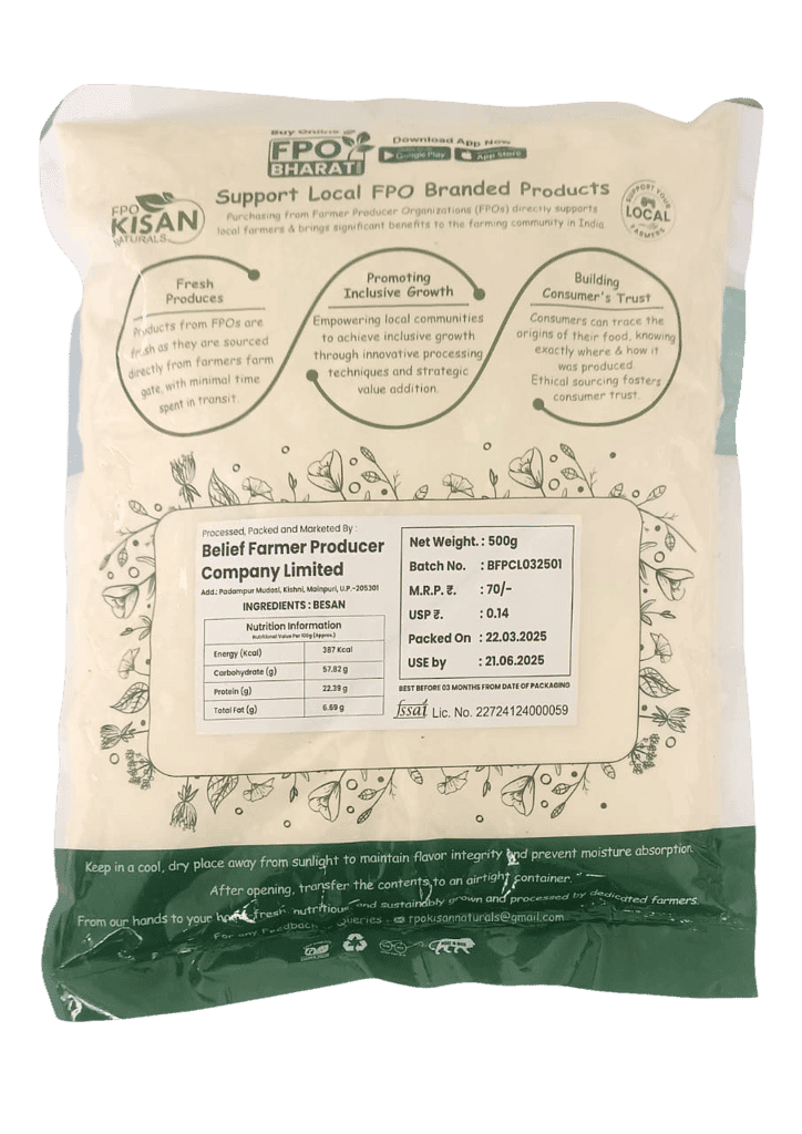 FPO Kisan Naturals Besan view 2