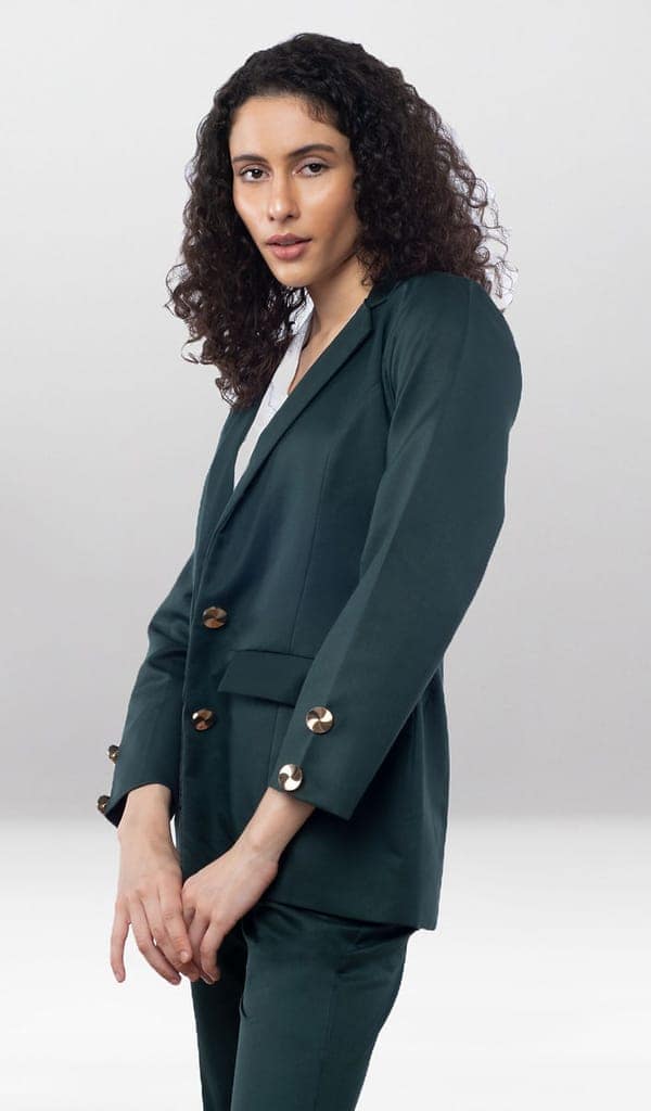 Sacramento (Green) Blazer Co-ord Set view 4
