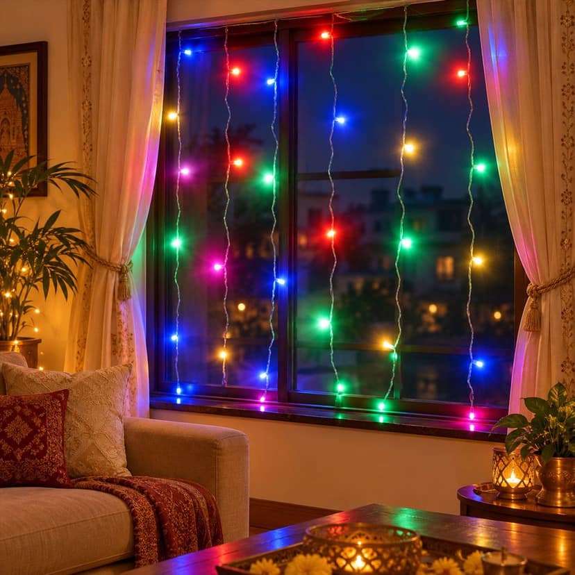 Multicolor LED String Light Series for Diwali and Festival Decor (9 Mtr)
