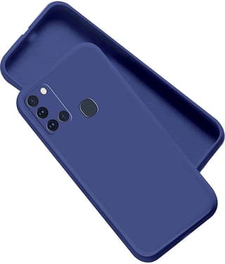 ZAMN - Plain Cases Compatible For Silicon Samsung Galaxy A21S ( Pack of 1 )