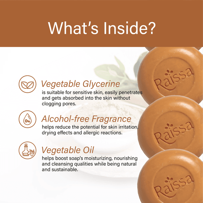Raissa Luxury Soap - Sandal Raja, 125g view 3