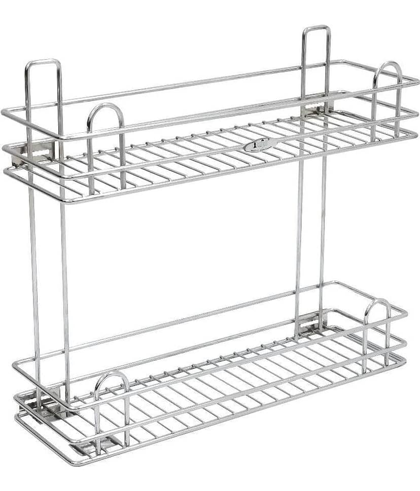 Raja Stainless Steel 2 Racks Pullout Basket
