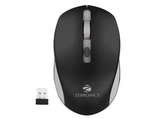 Zebronics Zeb-Jaguar Wireless Mouse - Black+Grey