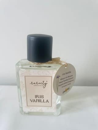 Rareity Perfume – Iris Vanilla 50ml | Unisex Fragrance for Men and Women | Elegant Long-Lasting Scent| Travel-Friendly
