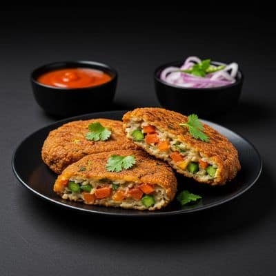 Vegetable Cutlet (2 Pcs)