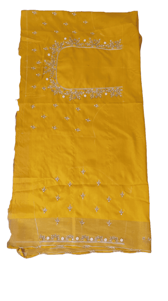 Buy Zari and Stone Work Blouse Design Online at Low Prices in India view 2