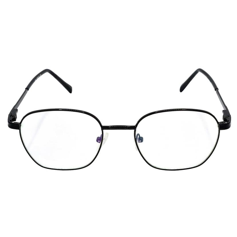 Hrinkar Metal Full Rim Rectangle Spectacles Frames for Men & Women - HFRM19013 view 2