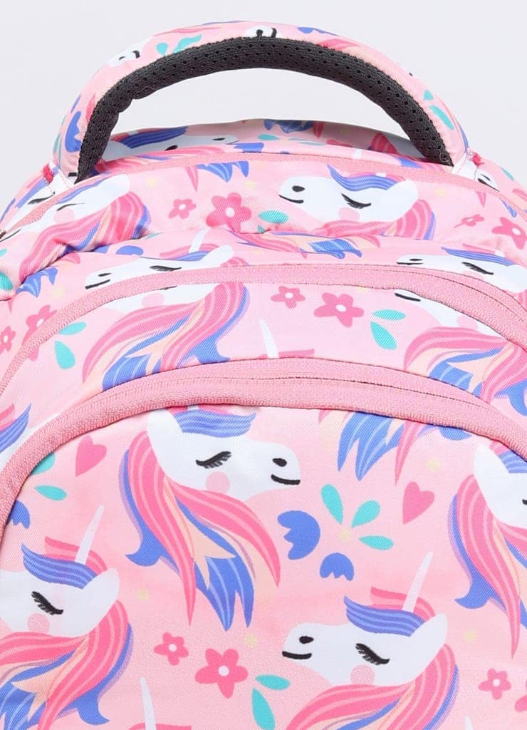 PB Pearlbags Tulip 12L Printed Backpack , 3 Compartments, Bottle Holder, Organizer, Premium Fabric, Water Resistant Anti Theft , School Bag for Boys and Girls view 4