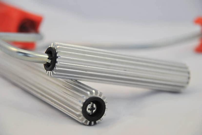 MD Fiberglass Roller Tool, Aluminum Alloy FRP Bubble Paddle Laminating Roller for FRP Resin Work (21 x 50 mm) view 4