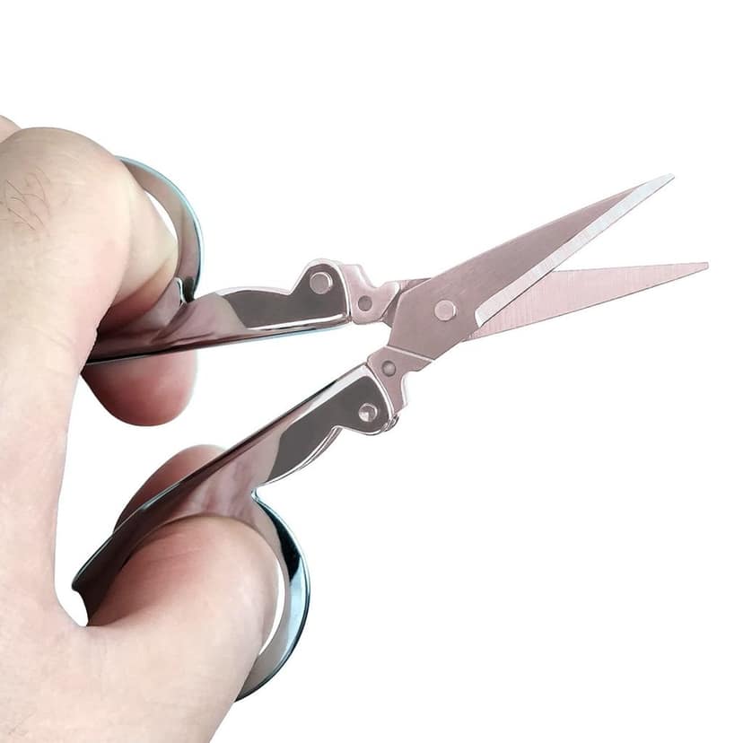 DHRUVINSRI Folding Scissor 3.5inch Used in Crafting and Cutting Purposes for Children’s and Adults. view 3