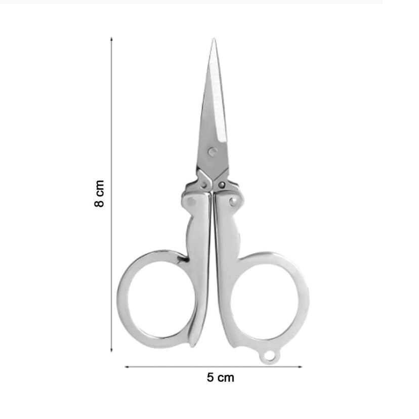 DHRUVINSRI Folding Scissor 3.5inch Used in Crafting and Cutting Purposes for Children’s and Adults. view 4