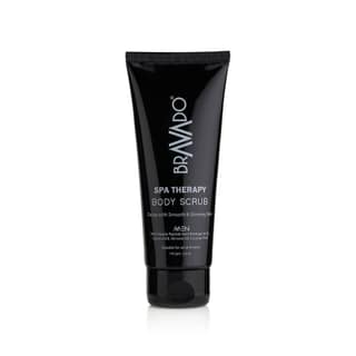 BRAVADO Spa Therapy Body Scrub for Men - Exfoliate, De-Tan & Condition Skin with Nourishing Ingredients | Blackhead Remover & De-Tan Solution | Face Cream, Face Cleanser, Skin Scrubber | 100g