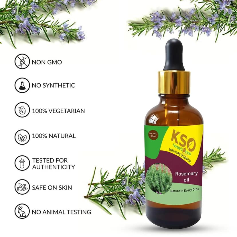 Rosemary Oil - 30 ml - Natural Aromatherapy &amp; Hair Care view 4