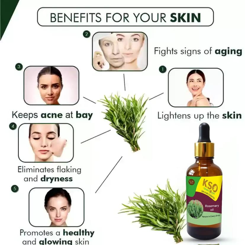 Rosemary Oil - 30 ml - Natural Aromatherapy &amp; Hair Care view 5