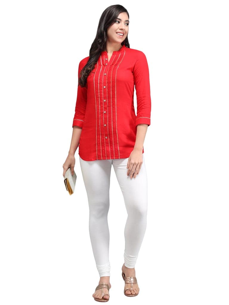 SOFT COLORS Women's Skinny Fit Ethnic Wear Churidar Leggings (Off White) view 9