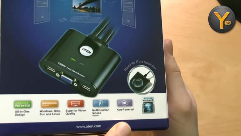 Aten 2 Port KVM Switch CS22U view 4