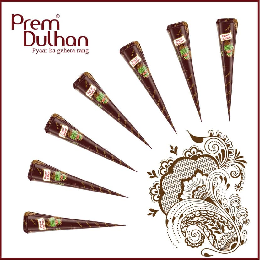 Prem Dulhan Bridal Mehndi | Natural, Long-Lasting Henna for Hands (420g) view 6