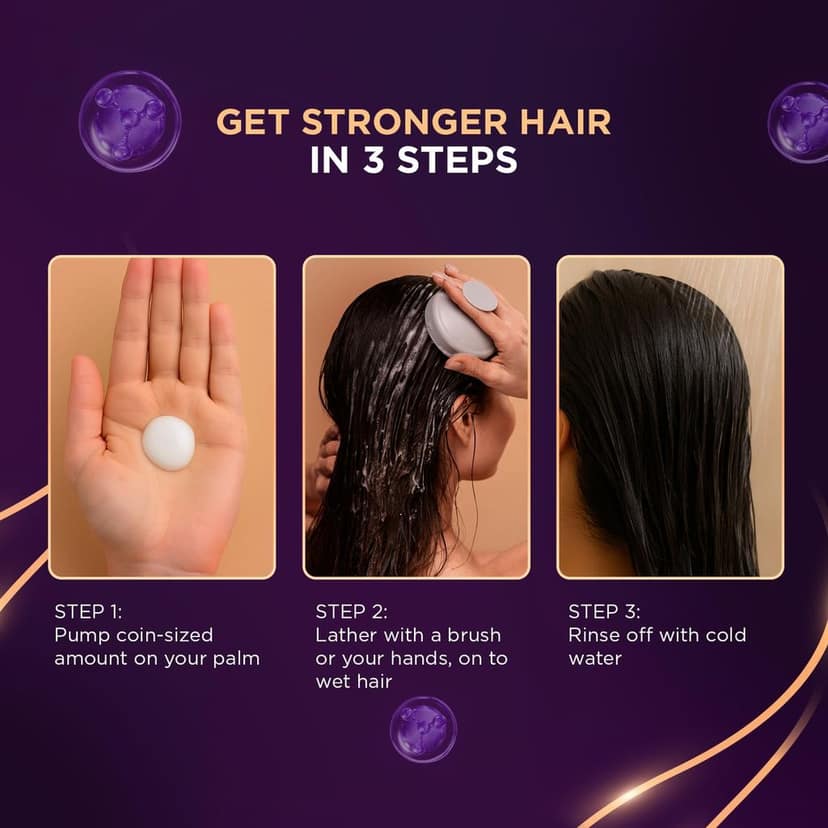 Livon Keratin Shampoo for Women & Men | Repairs Damaged Hair | Smooth & 5x Stronger Hair | No Parabens | 650ml view 3