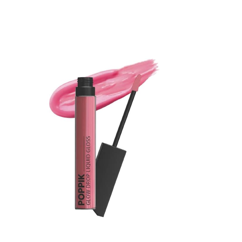 POPPIK Liquid Gloss Lipstick for Women | High Shine, Non Sticky, Moisturizing Lip Color | Smooth Glossy Finish | Party & Everyday Wear Lip Gloss, Ideal for Wedding, Casual Outings, Gifting, 2ML