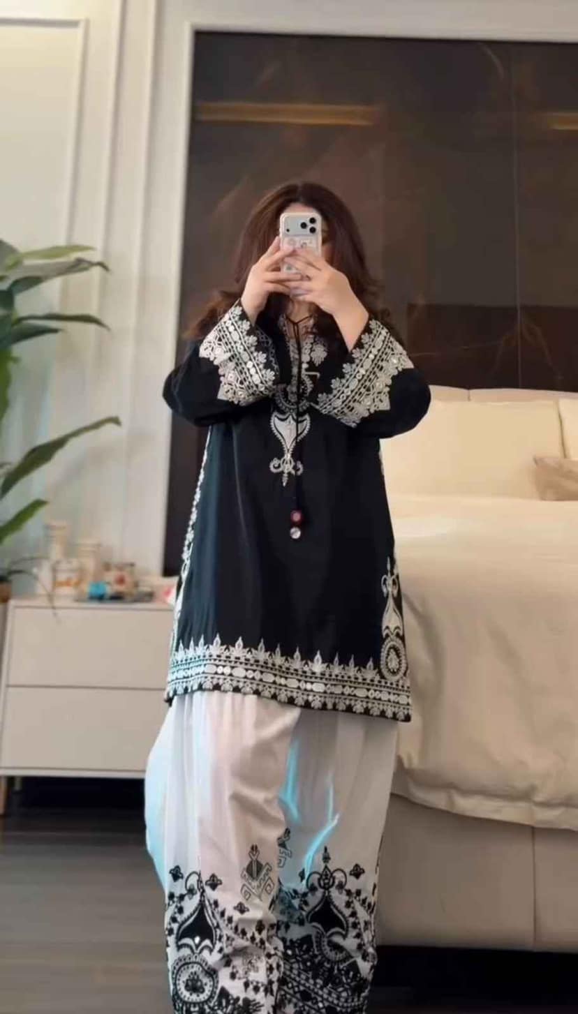 Natural Crepe Silk Farshi Suit