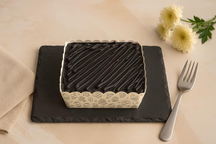 Chocolate truffle brownie