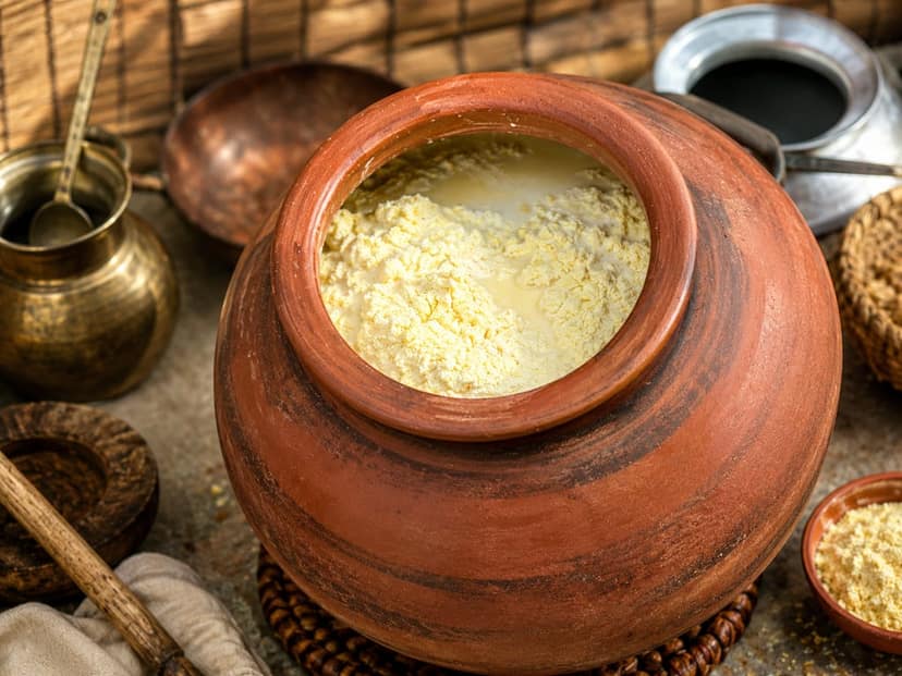 kadhawani Desi A2 Cow Ghee Traditional Bilona Method | Curd based,danedar Ghee | Grass-fed, Pure and Healthy |NABL Lab tested |Cruelty-Free(Glass Jar ) view 4
