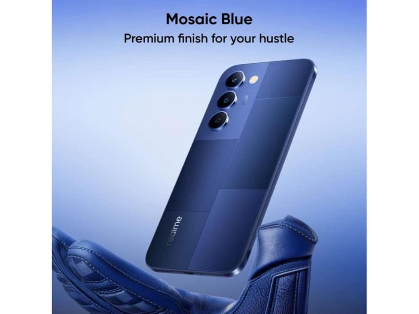Realme P4 Lite 5G Smartphone, 4GB RAM, 128GB Storage - Mosaic Blue view 4
