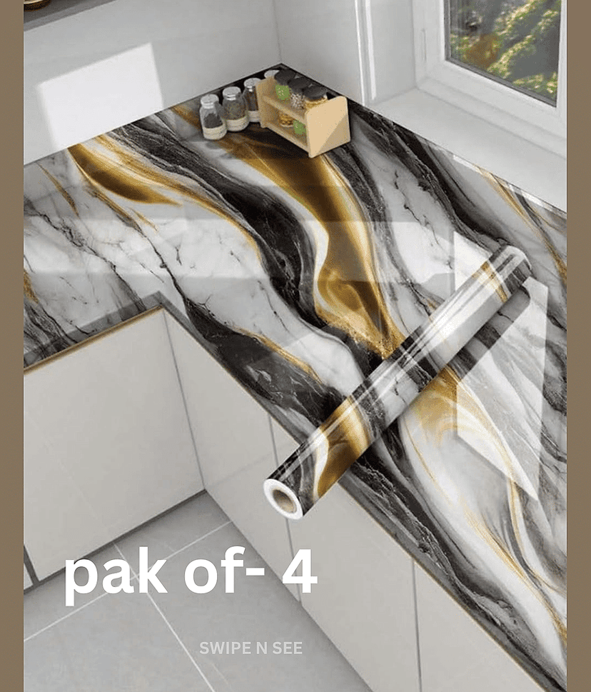 SWIPE NSEE Abstract Wallpaper ( 60 x 200 ) cm ( Pack of 4 )