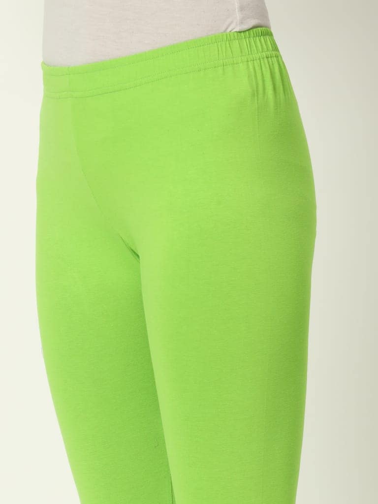SOFT COLORS Women's Skinny Fit Ethnic Wear Churidar Leggings (Perrot) view 3