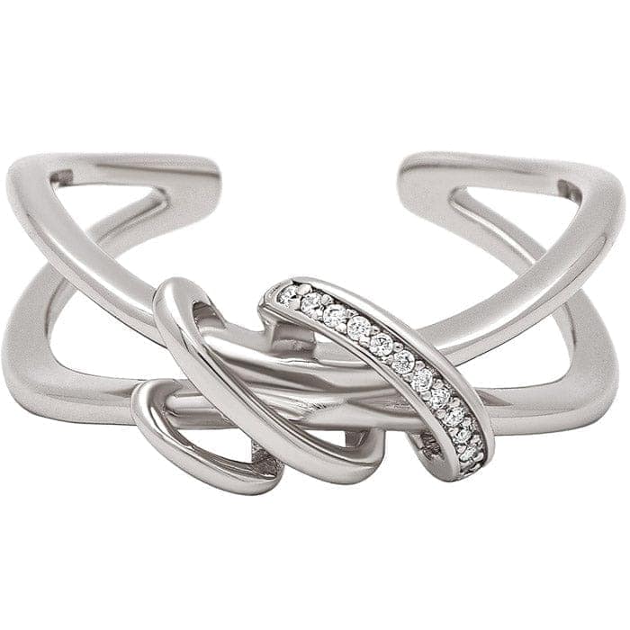 Silver Twisted Knot Ring view 5
