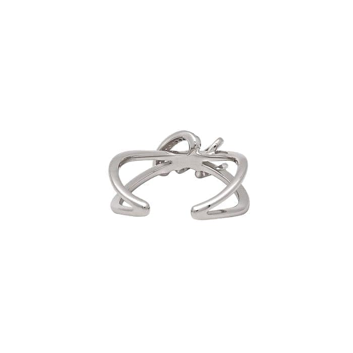 Silver Twisted Knot Ring view 7