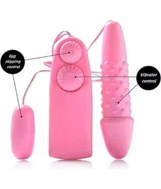 Vibrations DUAL EGG MASSAGER Portable Manual Massager