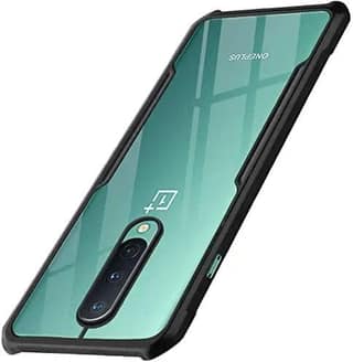 PLUGTECH Slim Shockproof Case | Matte Black Soft | Drop Protection | Precise Cutouts | Premium Mobile Cover for OnePlus 8