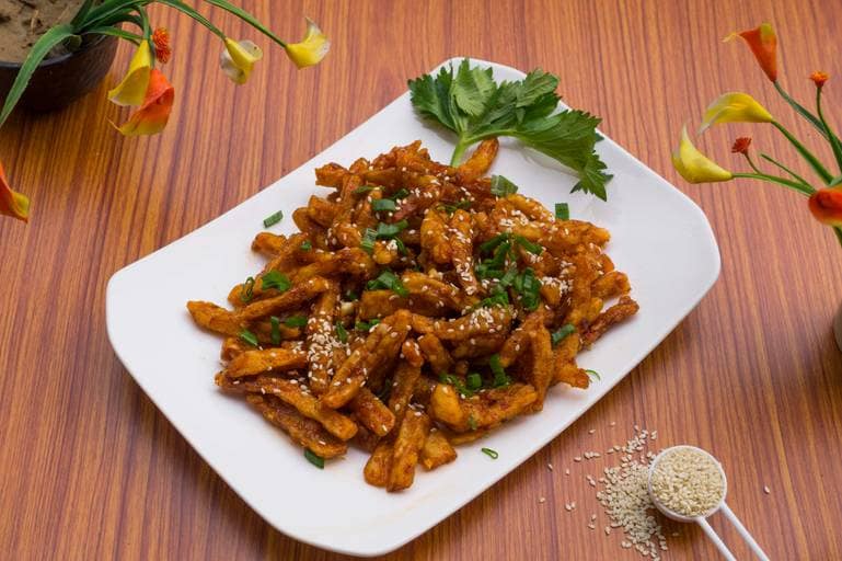 Honey Chilli Potato