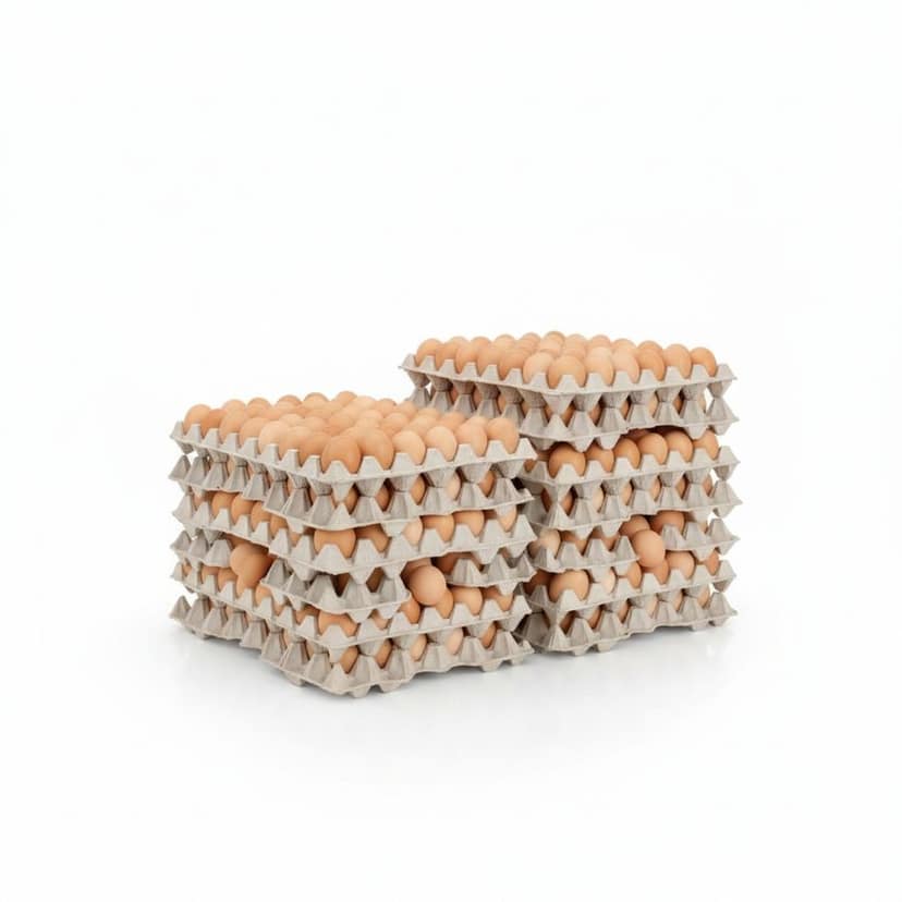 Fresh Table Eggs - 100 gm - Two whole eggs view 2